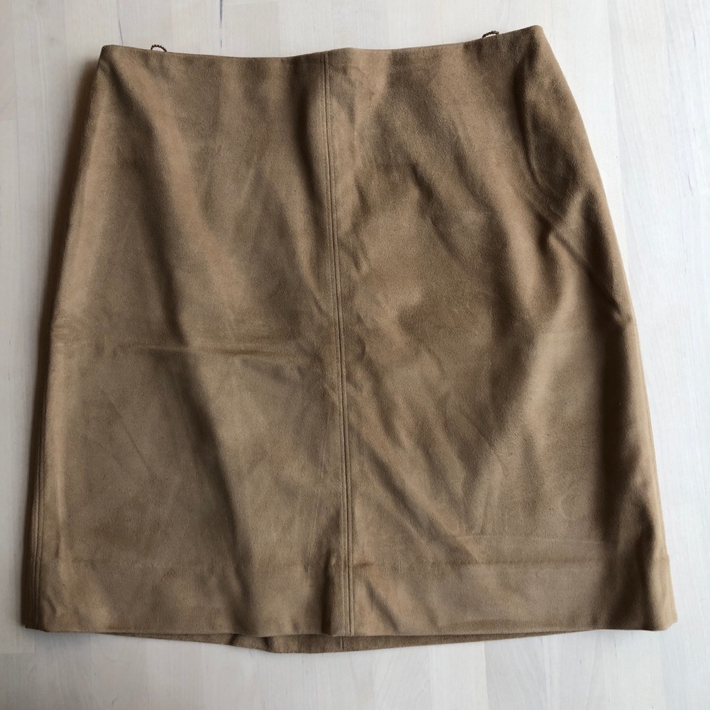 J Crew Faux Suede Skirt